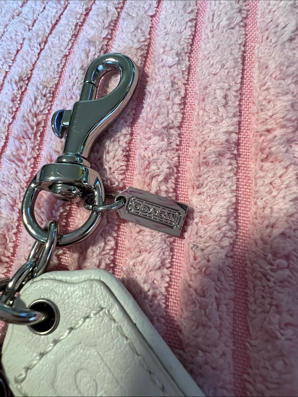 Coach Cascading Hang Tag Bag Charm - Picture 5 of 7